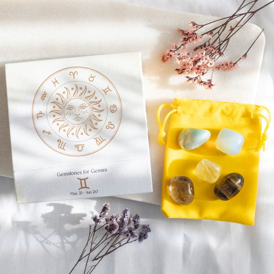 Zodiac Crystal Gemstones Sets