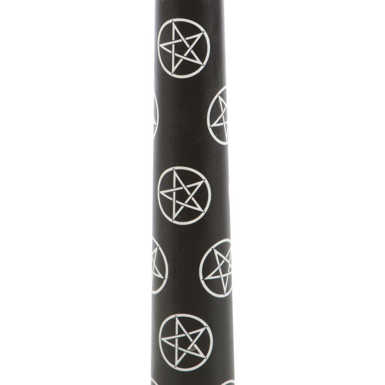 Black Magic Pentagram Set of 3 Taper Candles