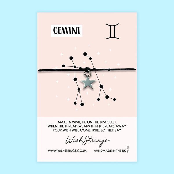 Gemini Star Sign - WishStrings Bracelet