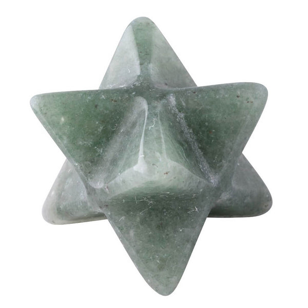 Green Aventurine Crystal Merkaba Star