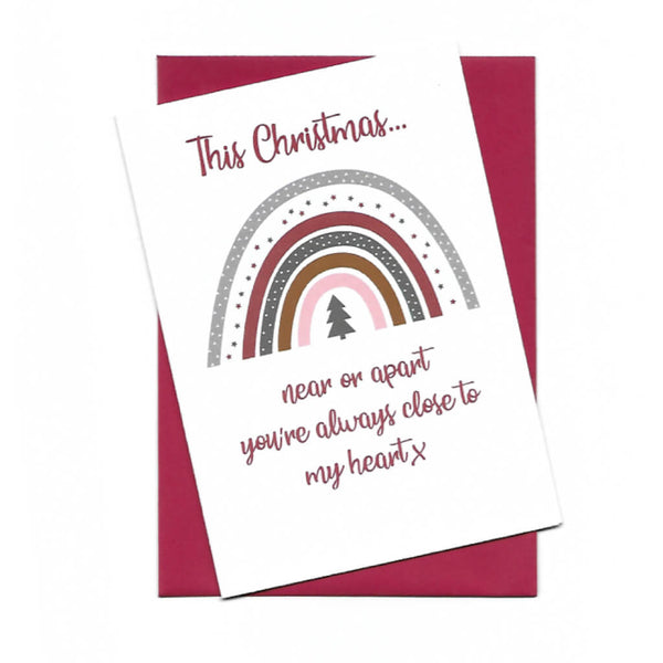 Hello Sweetie Near or Apart Christmas Greetings Card