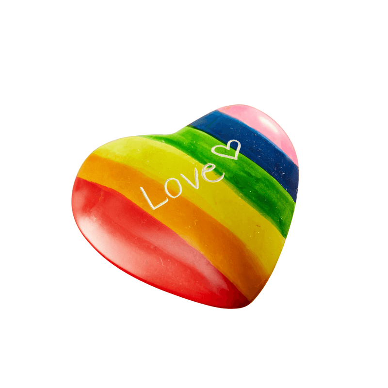 Rainbow Love Sentiment Heart