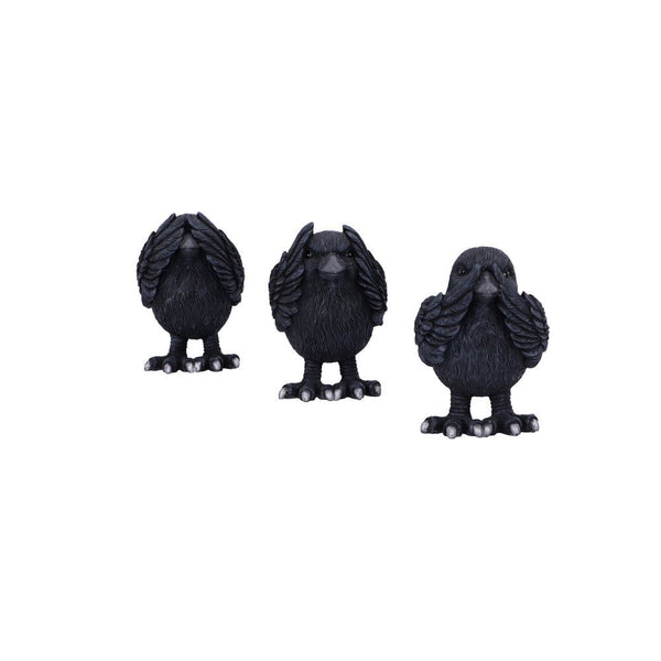 Three Wise Ravens Set