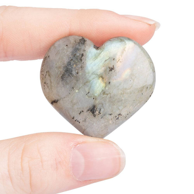 Small Labradorite Heart
