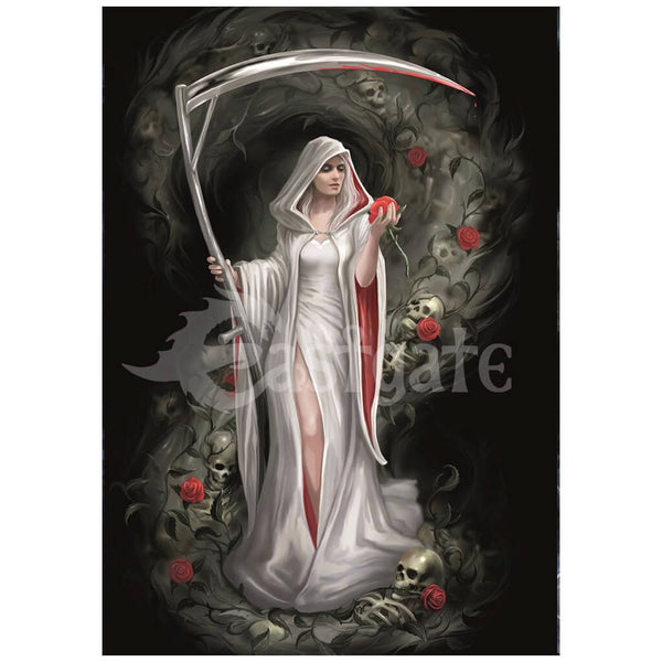 Life Blood Greetings Card by Anne Stokes