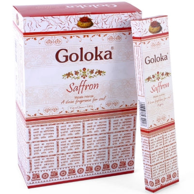 Goloka Saffron Incense Sticks