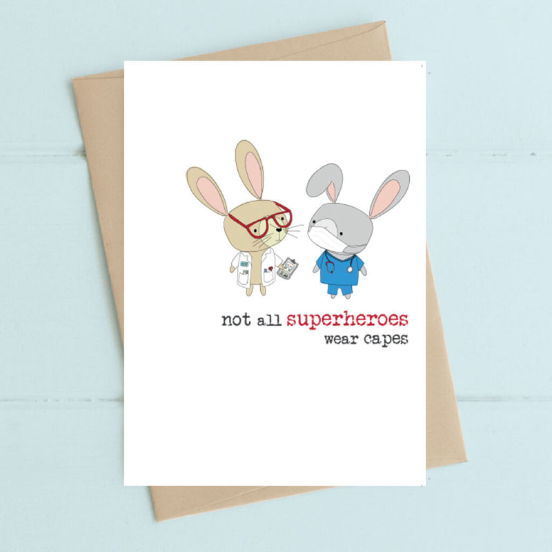 Superheroes & Capes Greeting Card