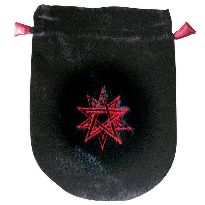 Velvet Double Pentagram Tarot Bag