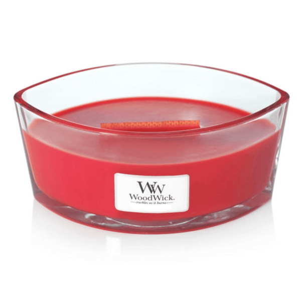 Woodwick Ellipse Candle Crimson Berries