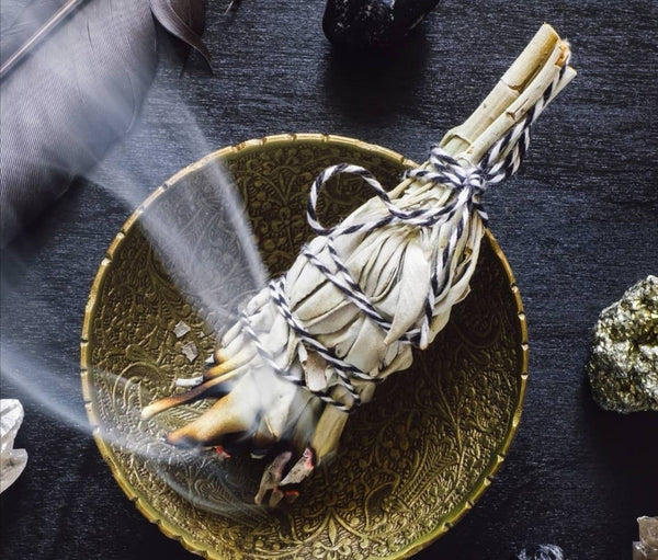 Smudging In The New Year With White Sage