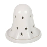 Ghost Stories Tealight and Incense Cone Holder in White