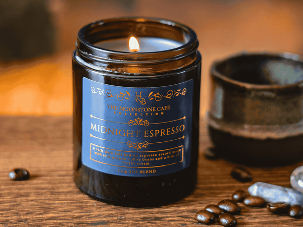Midnight Espresso Scented Soy Candle Jar
