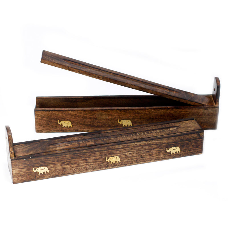 Mango Wood Incense Burner 29cm