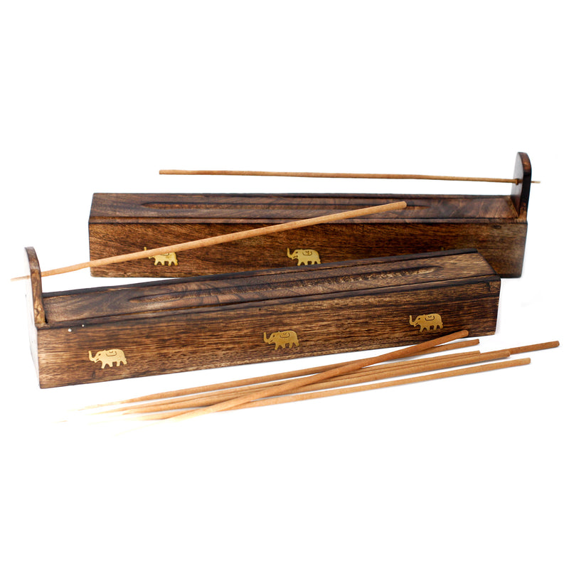 Mango Wood Incense Burner 29cm