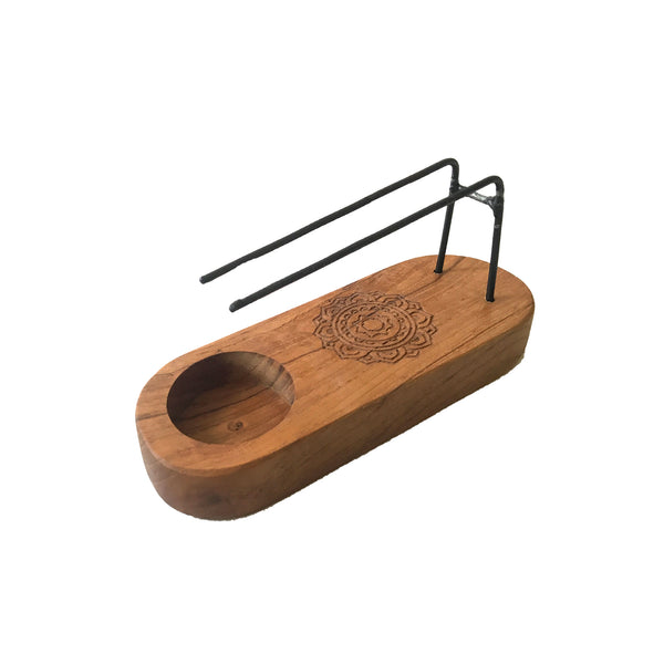 Teak Wood Palo Santo Heater - Mandala
