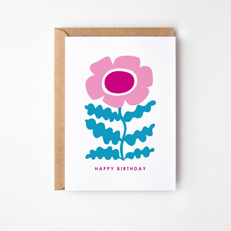 Happy Birthday Poppy Greeting Card