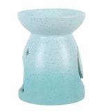 Pastel Blue Moon Cut Out Oil Burner