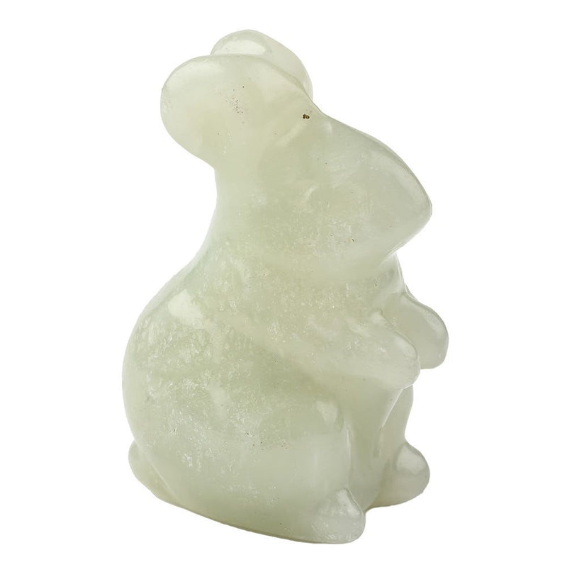 New Jade Mini Rabbit Carving