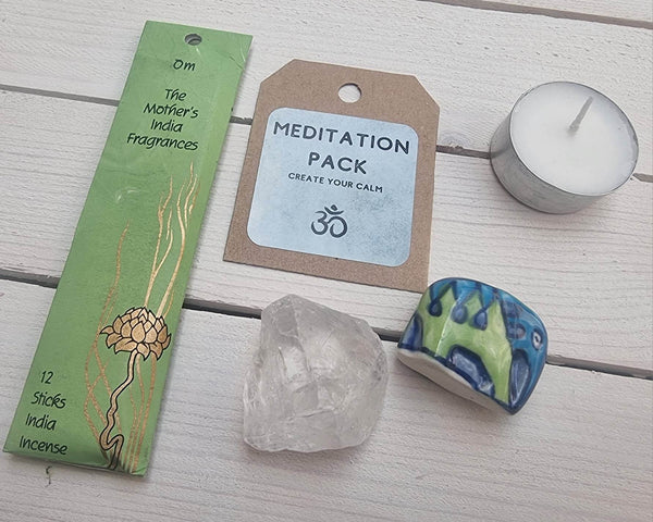 Crystal and Incense Meditation Pack