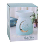 Pastel Blue Moon Cut Out Oil Burner