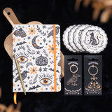 Frightful Folk Halloween Coaster Set