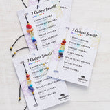 Chakra Gemstone Bracelet on Cord