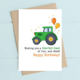 Tractor Load of Fun Greeting Card