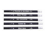 Pack of 5 Spellbound Secrets Pencils