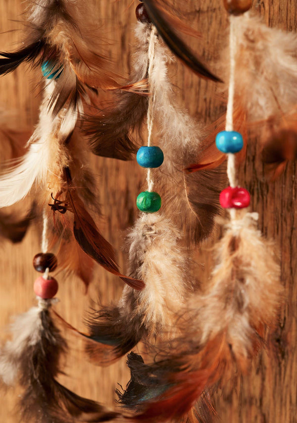 Natural Hemp Double Ring Dreamcatcher
