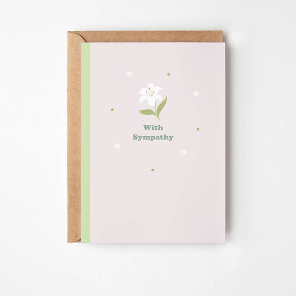 With Sympathy Greeting Card