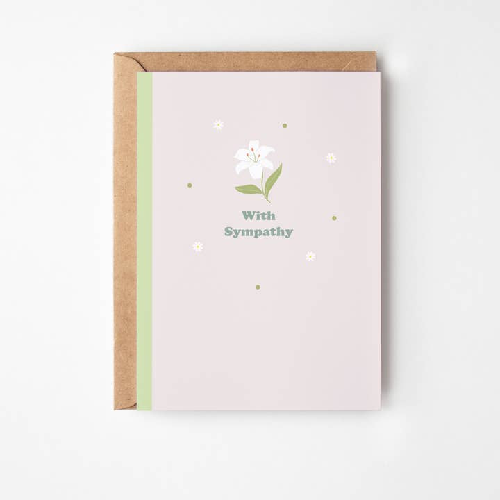 With Sympathy Greeting Card