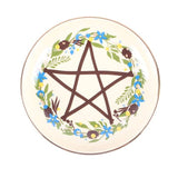 Solstice Wreath Pentagram Trinket Dish