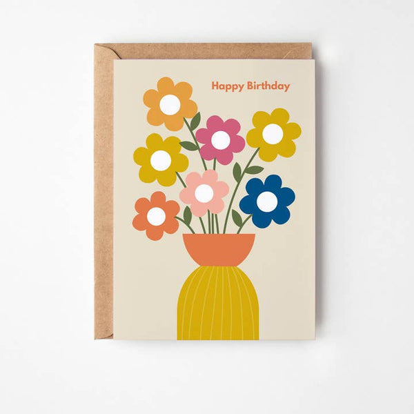 Bouquet Birthday Greeting Card