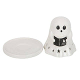 Ghost Stories Tealight and Incense Cone Holder in White