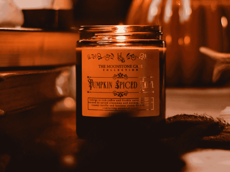 Pumpkin Spiced Latte Scented Soy Candle Jar