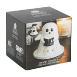Ghost Stories Tealight and Incense Cone Holder in White