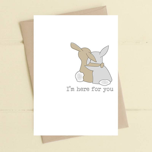 I'm Here For You Greeting Card