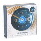 Blue All Seeing Eye Incense Holder