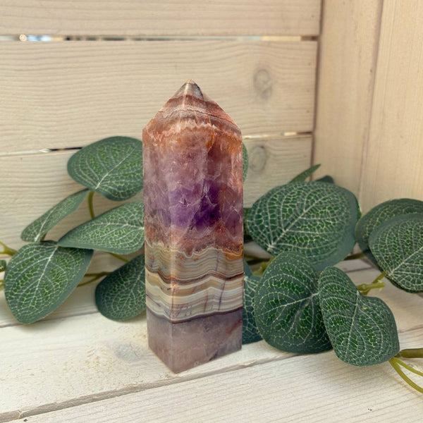 Amethyst Agate Polished Standing Point 110mm