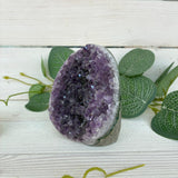 Amethyst Cut Base with Polished Edge 1st Quality 85mm