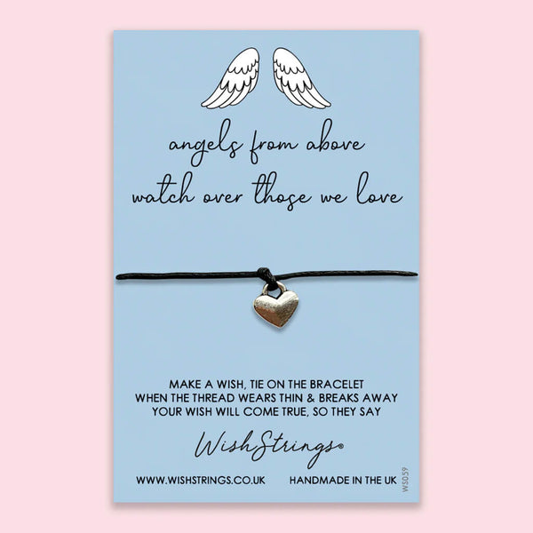 Angels Watch Over WishStrings Bracelet