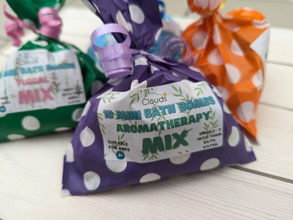 10 Aromatherapy Mini Bath Bombs