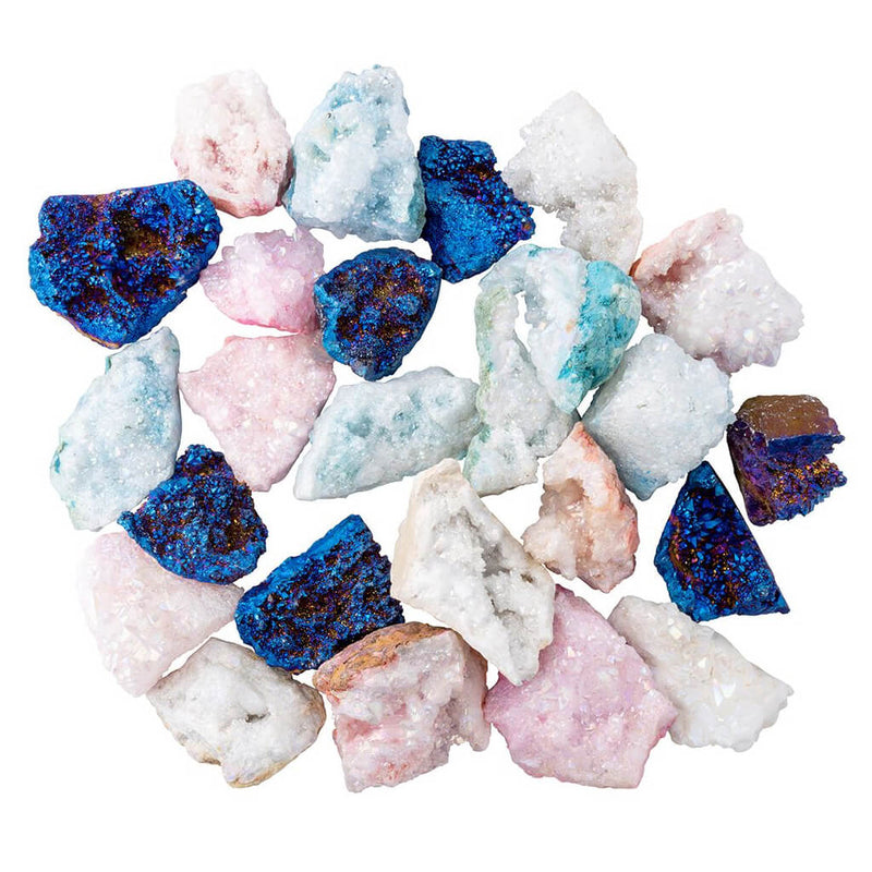Aura Druzy Quartz Cluster