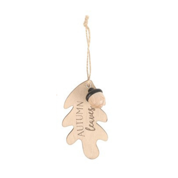 Autumn Leaves Wooden Hanging Decoration