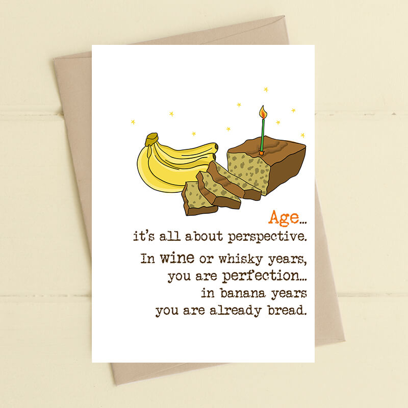 Banana Bread Greeting Card