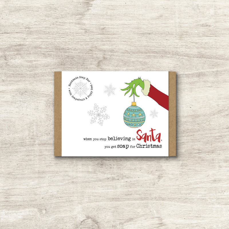 Believe in Santa Christmas Soap