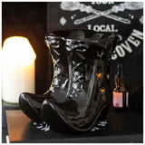Black Witch Boots Oil Burner