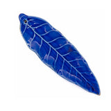 Leaf Incense Stick Holder - Blue