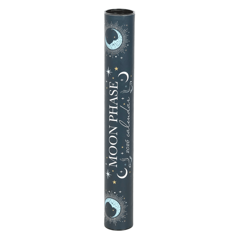 2026 Blue Moon Phase Calendar Poster