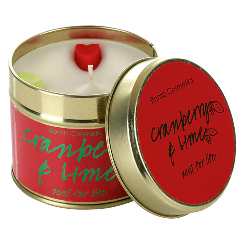 Cranberry & Lime Candle by Bomb Cosmetics